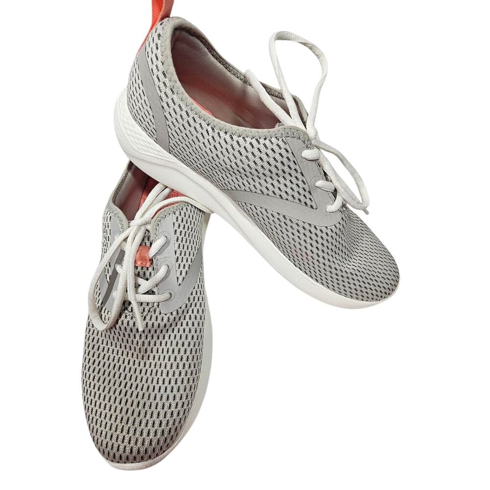 Crocs LiteRide Gray Mesh Lace Sneakers Women's Size 9